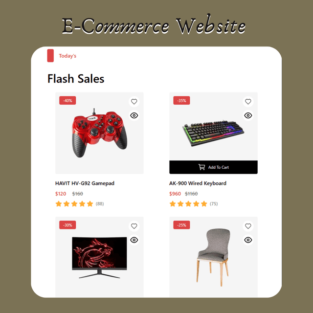 Ecommerce website